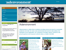 Tablet Screenshot of aidenvironment.org